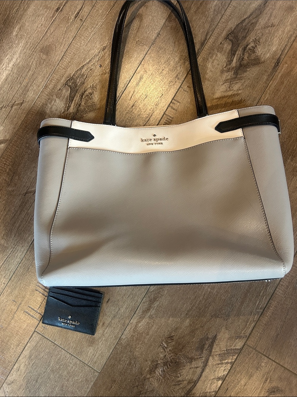 Kate Spade Staci Leather Laptop Tote and card holder